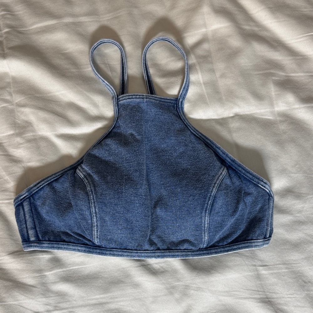 Blue Denim swim top